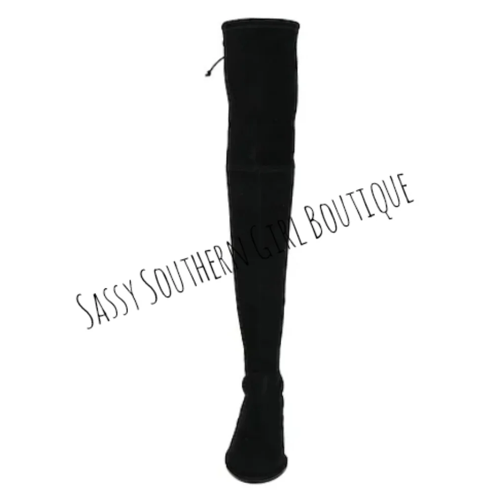 🆕⭐ STUART WEITZMAN Lowlands black suede boots